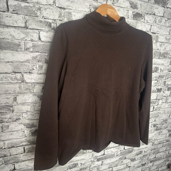 EUC Jones New York Sport Brown Turtle Neck Size XXL - Picture 2 of 10